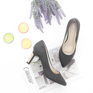 Giày Cao Gót 7cm Gót Mạ Vàng X379