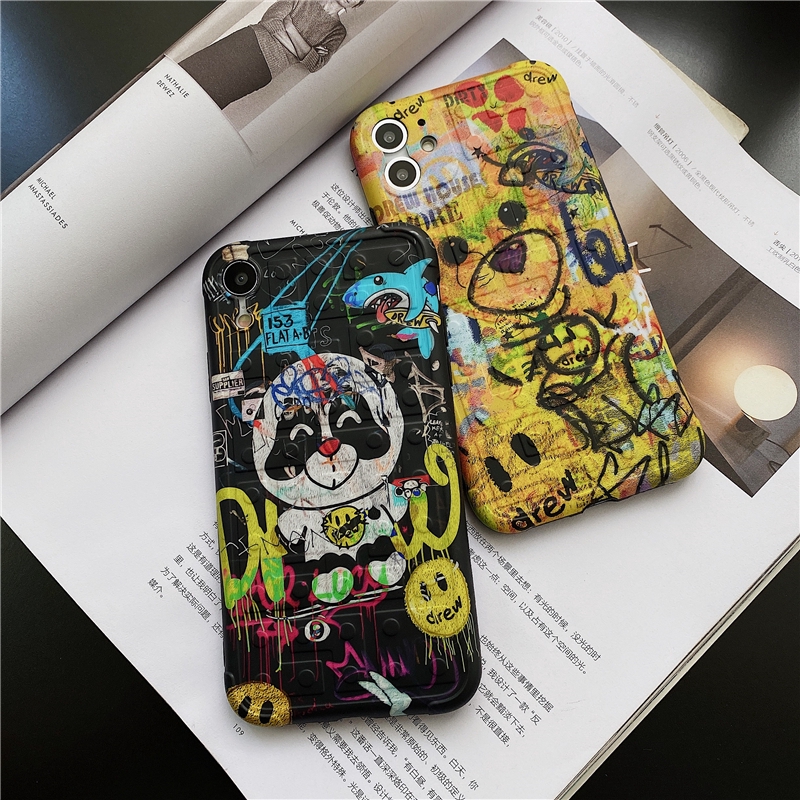 iPhone 12 Pro max Ốp điện thoại mềm in họa tiết graffiti dành cho iPhone 6/7/8 Plus / X / XS / XR / XS MAX / 11/11 PRO / 11 Pro MAX / SE2