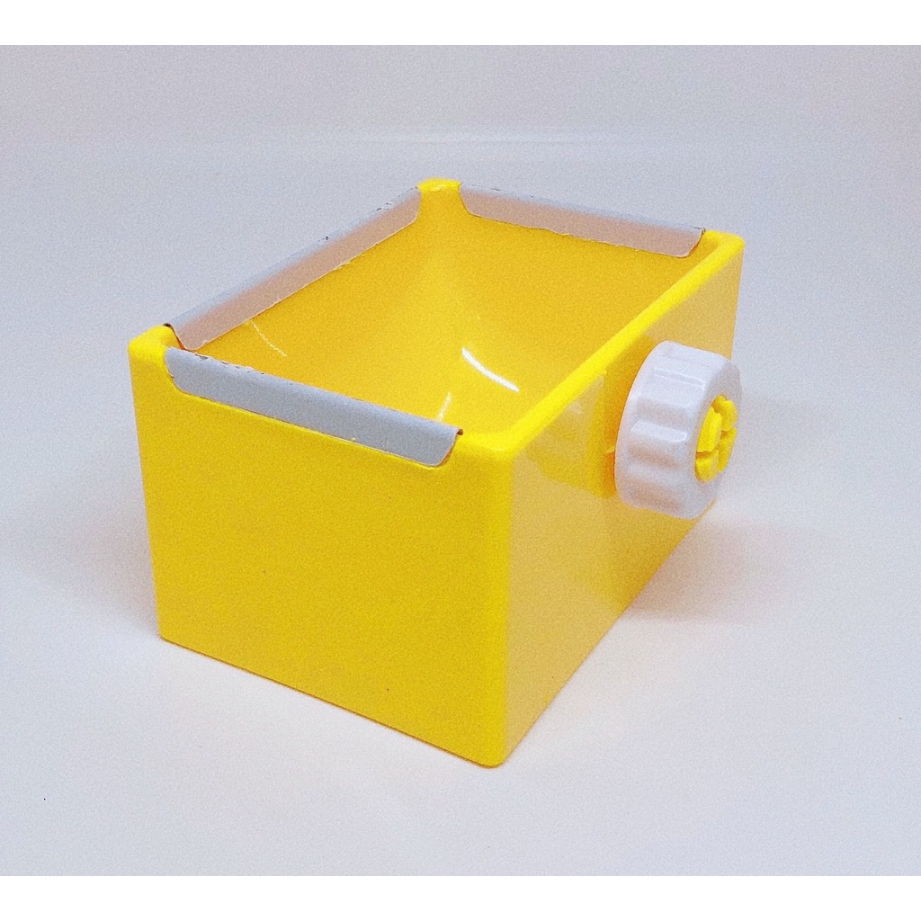 Máng Ăn Vuông Gắn Lồng  FREE SHIP  Chén Bát Ăn Cho Thỏ Bọ Sóc Chó Mèo Thú Cưng