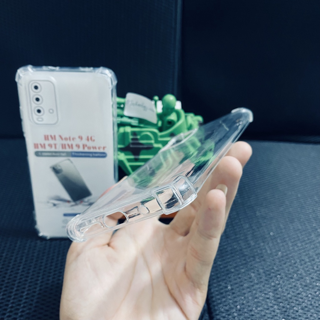 Ốp lưng chống sốc Xiaomi Redmi 9T/ Redmi Note 9 4G trong suốt cao cấp bo 4 góc chống va đập