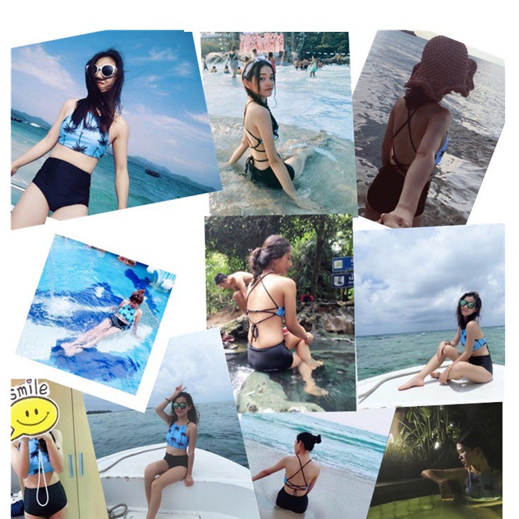 Đồ bơi dáng yếm quần cạp cao | BigBuy360 - bigbuy360.vn