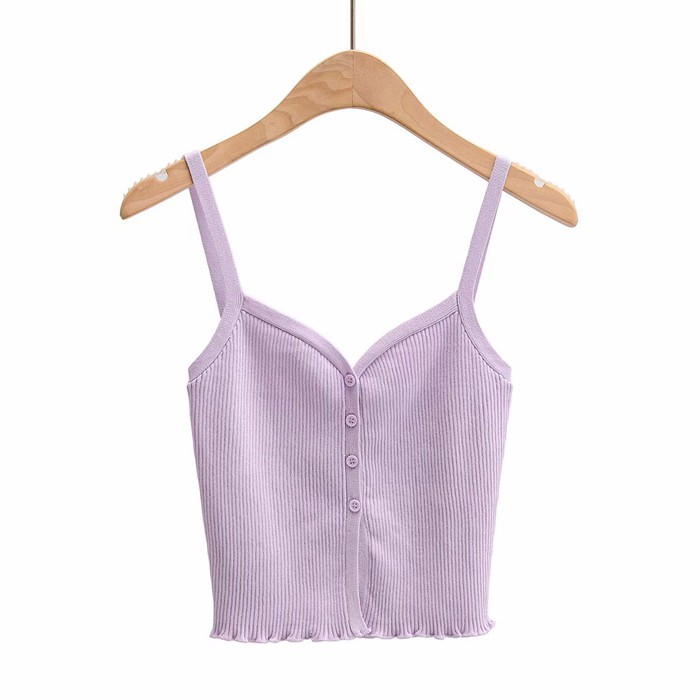 Áo hai dây cổ chữ V thời trang quyến rũ cho nữ