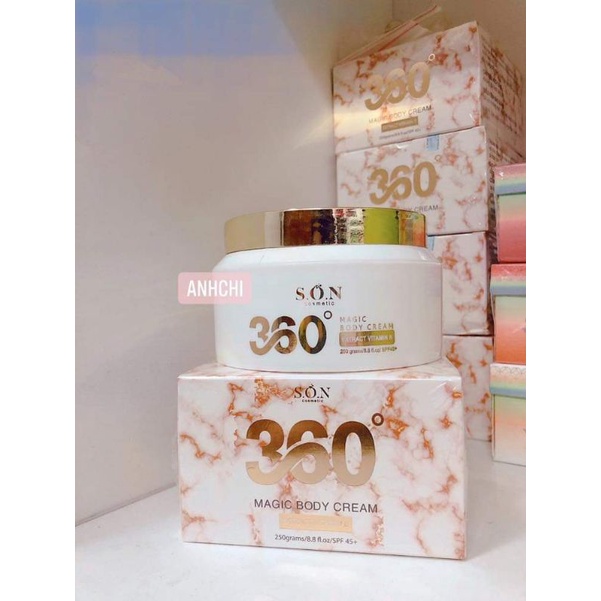 BODY CREAM 360 TẶNG KÈM SERUM VITAMIN KÍCH TRẮNG