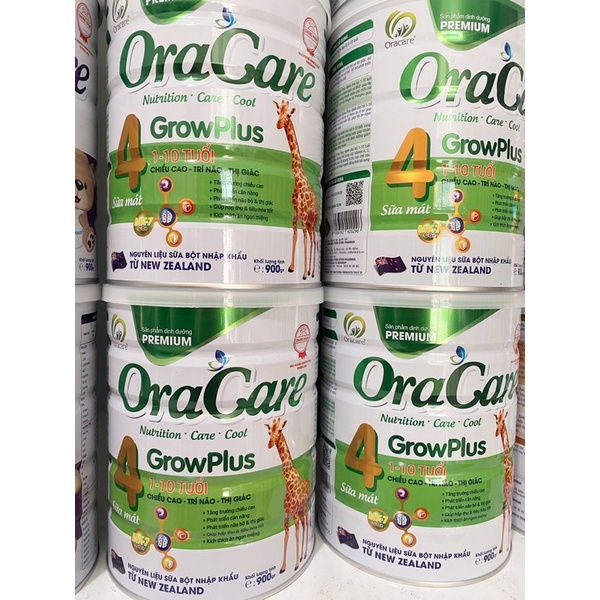 Sữa bột Oracare Growplus 4 (1-10 tuổi) date cận 1/2024