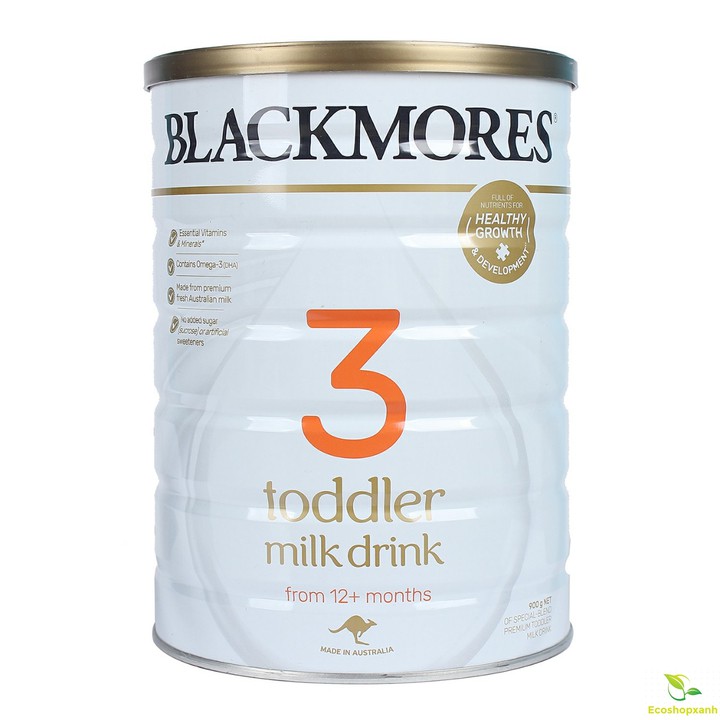 Combo 3 Lon Sữa BLACKMORES số 3 Toddler Úc 900G Date T05.2022