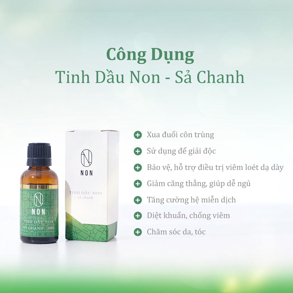 Tinh Dầu Non - Sả Chanh | Tinh Dầu Thiên Nhiên