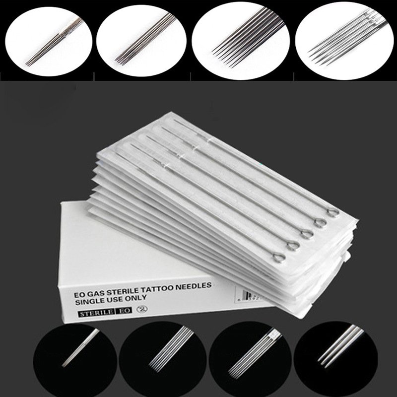 kim xăm Vỉ 5 Kim Hình kèm Theo Ngòi Các Kích Cỡ