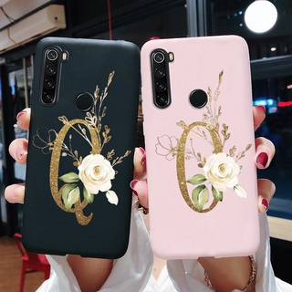 Ốp điện thoại silicon mềm in chữ cho Xiaomi Redmi Note 8 6.3"