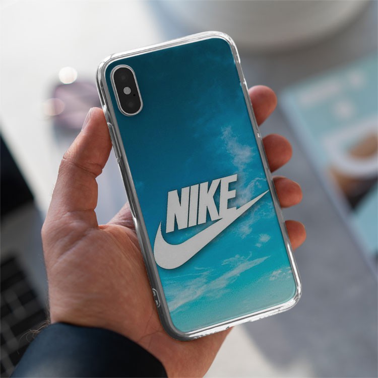 Ốp đt/ip chống sốc nike trong suốt Ốp ip viền vuông Iphone 7/8/8Plus/X/Xs/Xs Max/11/11 Promax/12/12 Promax BRD20210911