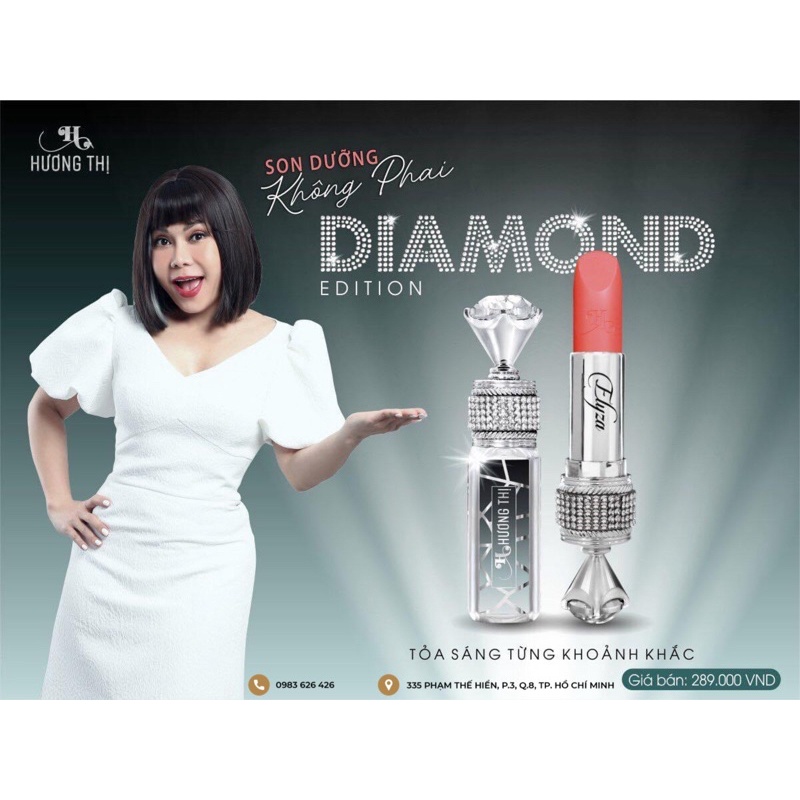 SON DƯỠNG MÔI KHÔNG PHAI HƯƠNG THỊ PLATINUM! KHỬ THÂM CHO MÔI - PHIÊN BẢN DIAMOND EDITION
