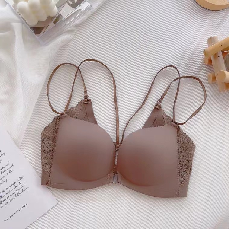 Khuôn Làm Nhẫn 4 Hàng 3 Nút Cài Trước Hình Chữ V Khoét Sâu Chống Chảy Xệ Gợi Cảm