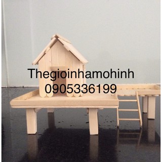 Nhà que kem, nhà mô hình,mô hình nhà sàn