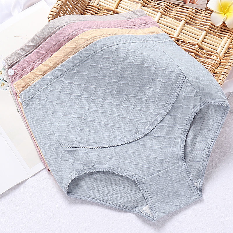 Quần Lót Lưng Cao Bằng cotton Mỏng Dành Cho Bà Bầu