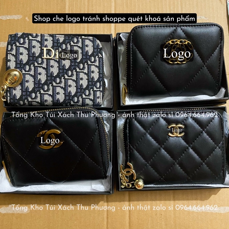 Ví mini nữ, ví da hàng qc các mẫu siêu sang (fullbox)