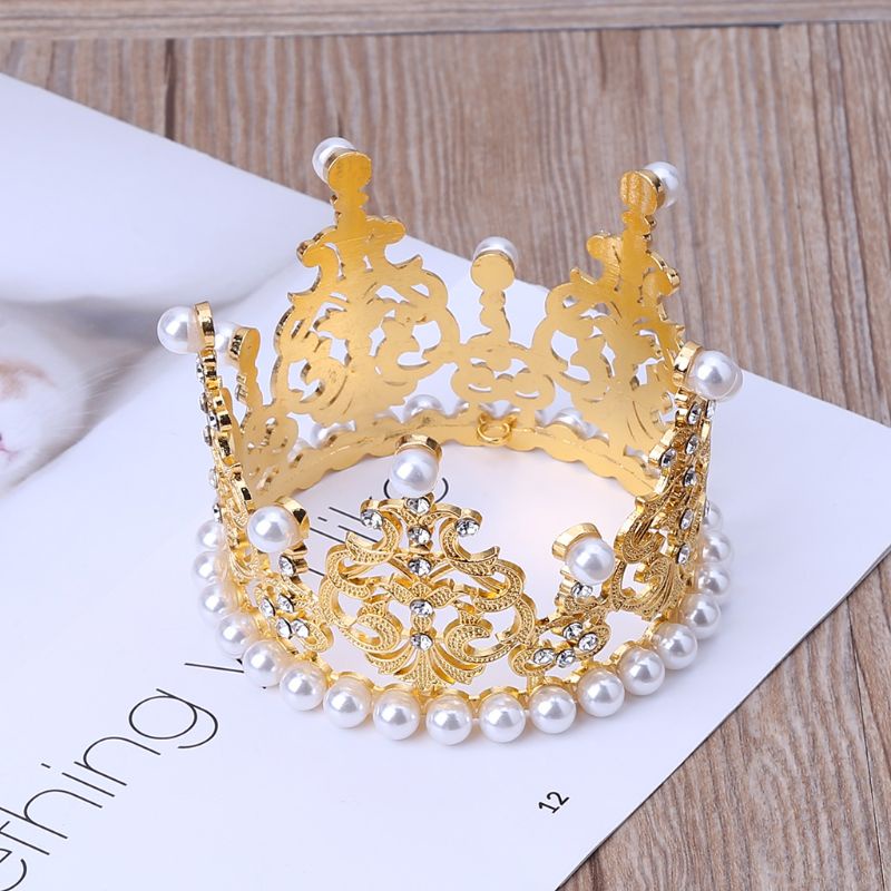 Băng Đô Hình Vương Miện Lấp Lánh Cho Bé Gái