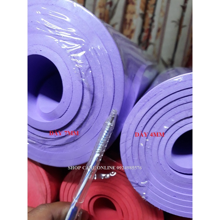 THẢM TẬP YOGA - THẢM TẬP GYM - 6MM 1 LỚP 1 MẶT GIÁ RẺ