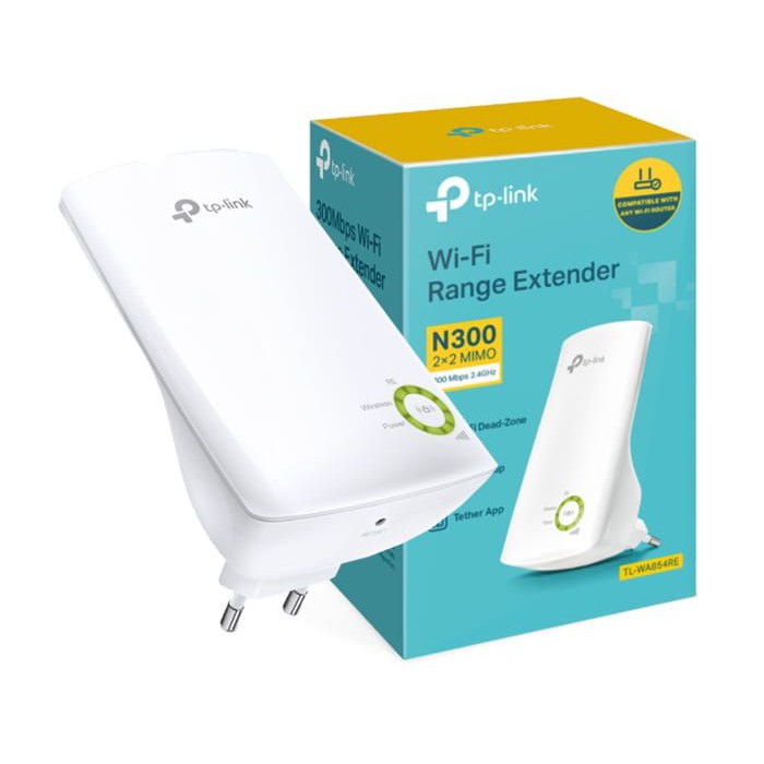 [Hàng chính hãng] Kích sóng TP LINK WA854RE chuẩn tốc độ 300 Mbps có đèn LED báo | BigBuy360 - bigbuy360.vn