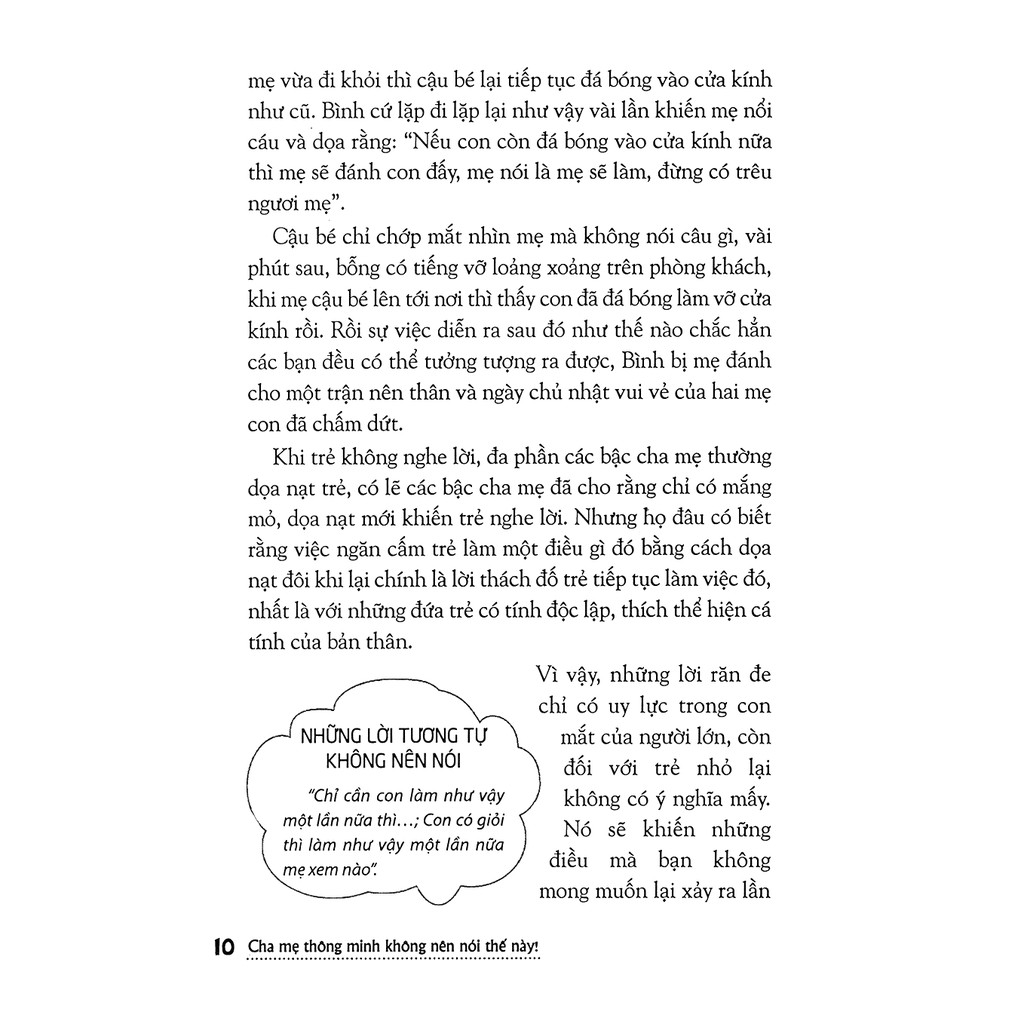 Sách Phụ Nữ - Cha mẹ thông minh không nên nói thế này