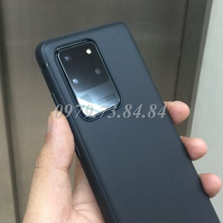 [Hàng mới về] Ốp lưng silicon dẻo màu đen SamSung Galaxy S20, S20+ Plus, S20 Ultra chính hãng Ou Case