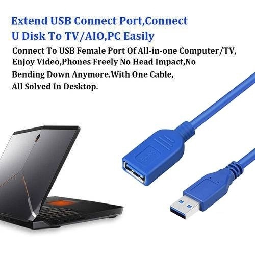 Cáp dữ liệu nối dài đầu USB 2.0 sang cổng USB 0.3m/1.5m/3m tùy chọn
