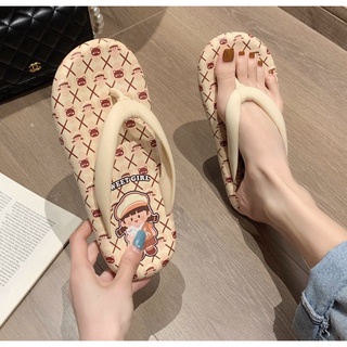 dép kẹp cô gái QC ( dép cao su chống nước)