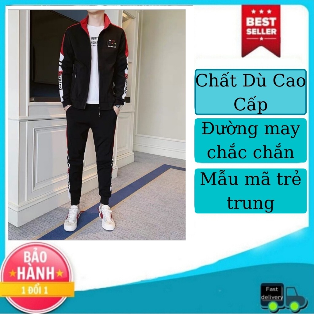 Áo khoác nam tenji ak18tj áo khoác dù suping họa tiết cánh tay cá tính phong cách thời trang tenji store (44 - 70kg)