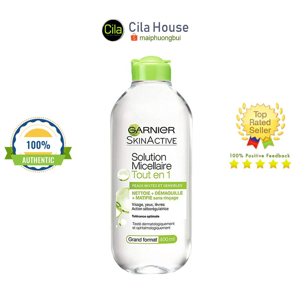 Nước tẩy trang Garnier Pháp 400ml - Cila house