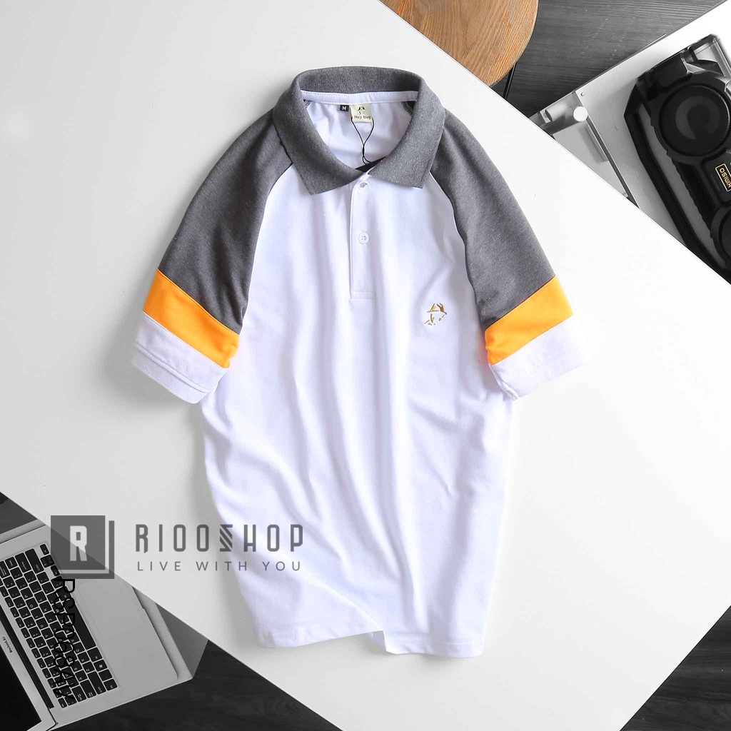 Áo thun nam polo cá sấu, áo phông nam có cổ polo form rộng tay ngắn cao cấp Heyboy RSP068 Riooshop có size lớn big size | BigBuy360 - bigbuy360.vn