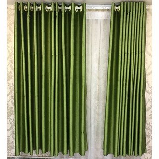 Rèm Cửa Chính may sẵn - Một tấm 190x270 cm Hoàng Yên - Chống Nắng Trơn Khoen Lỗ Cao Cấp R1-32