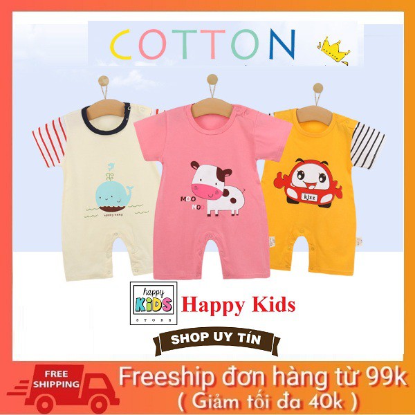 Bộ Mùa Hè Body Cotton ngắn tay cho bé trai/ bé gái