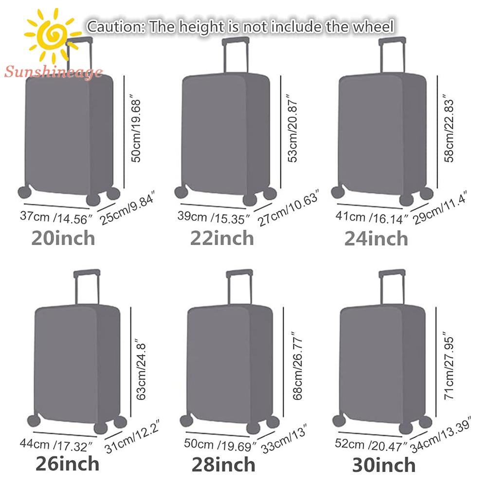 Vỏ Bọc Bảo Vệ Vali Du Lịch Bằng PVC Tiện Dụng Chất Lượng Cao