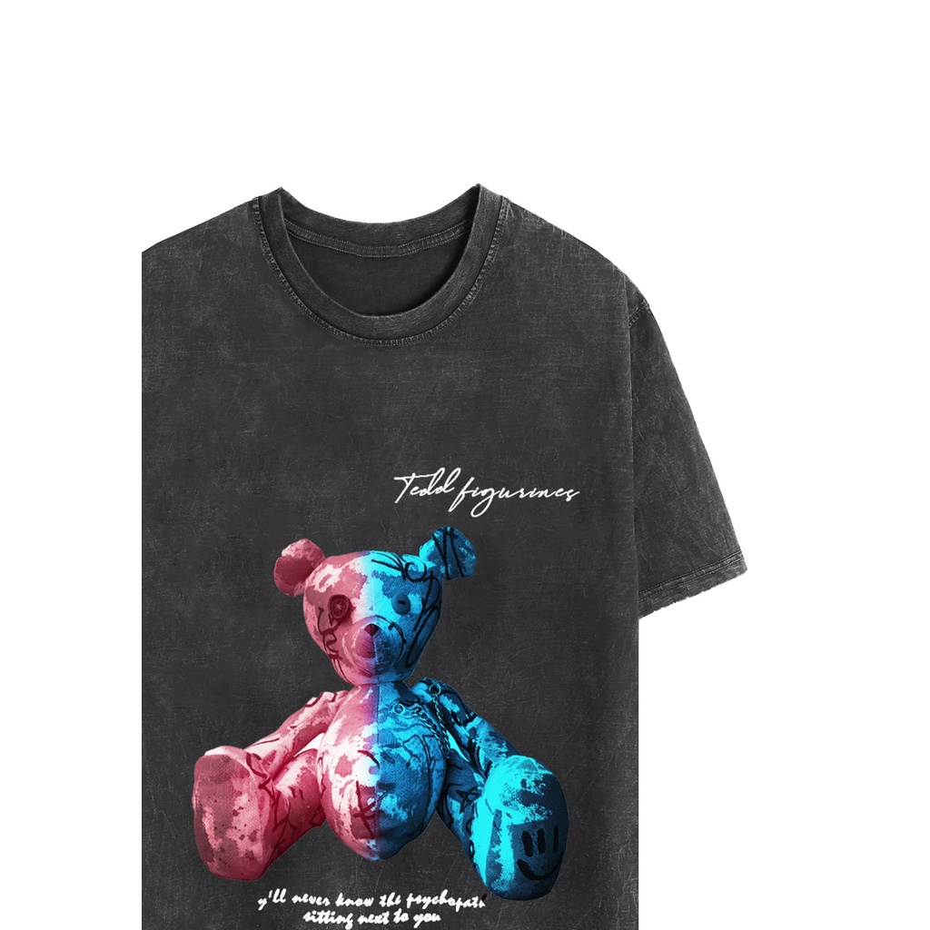 Áo thun tay lỡ WASH phông Unisex nam nữ Cotton oversize form rộng BEAVER .