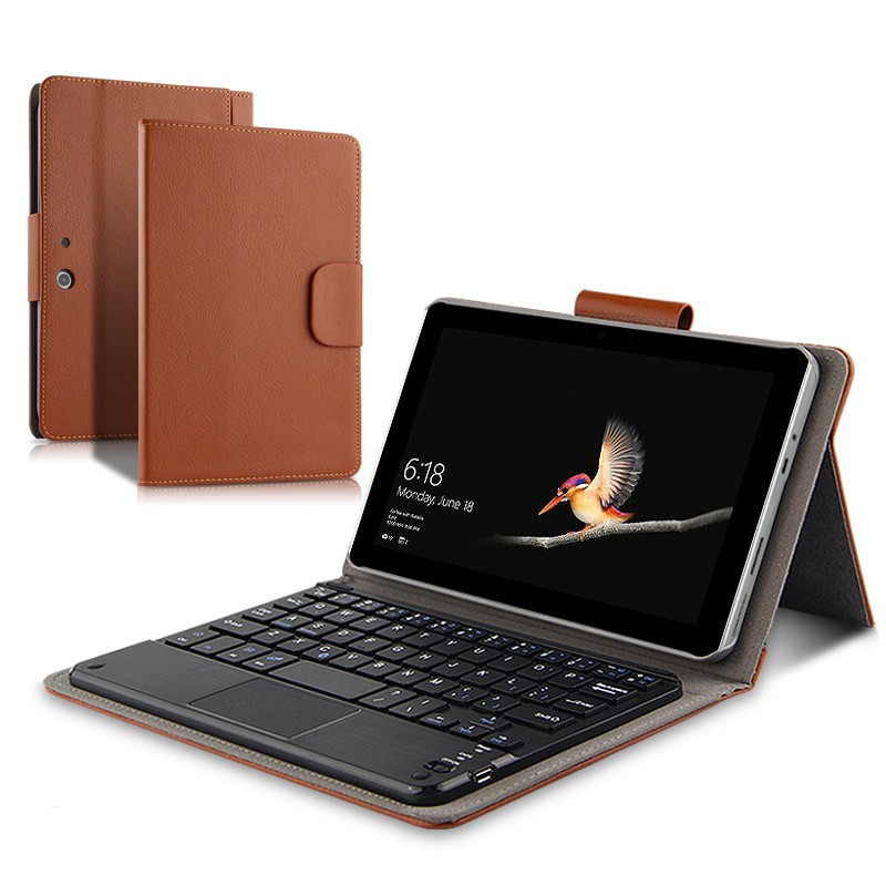 Bàn phím Bluetooth tích hợp chuột touchpad kèm bao da cho Surface Go Promax TFGO