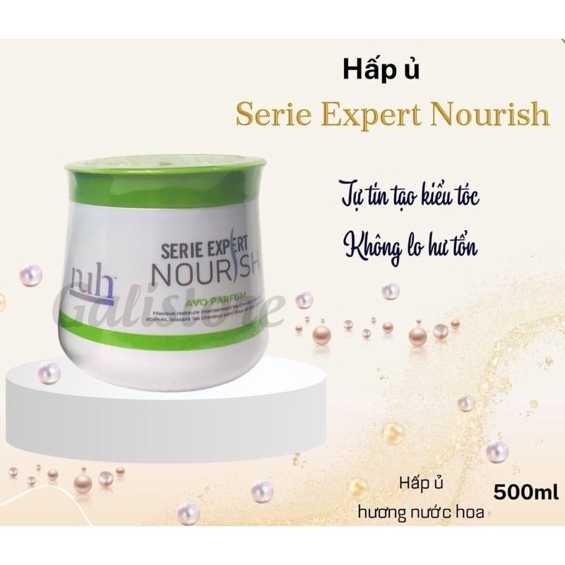 Kem ủ tóc,hấp tóc Serie expert nourish 500ml