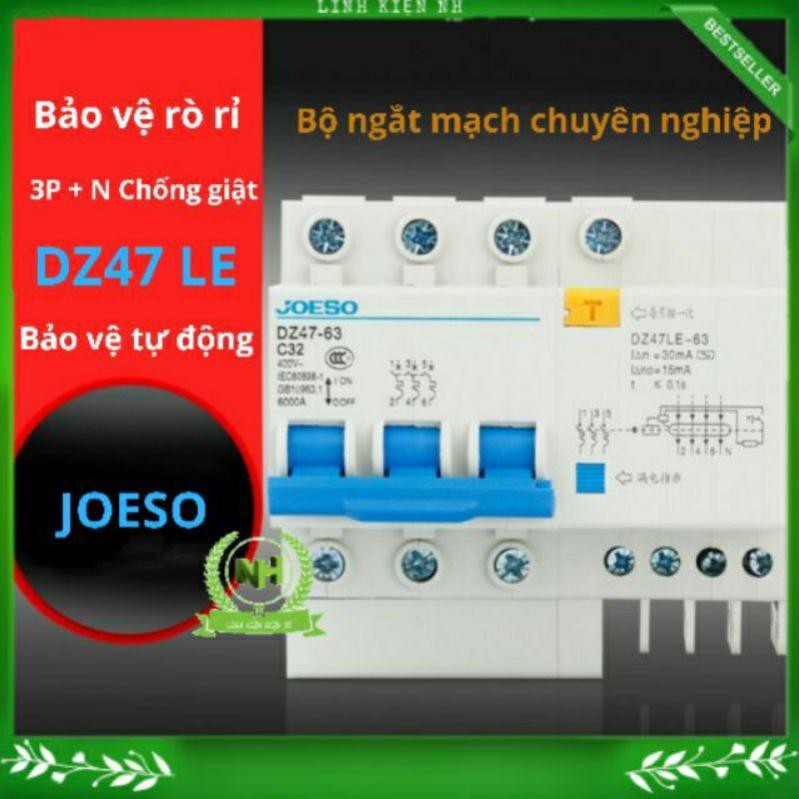 Aptomat chống giật 3 Pha DZ47-63 Loại Tốt