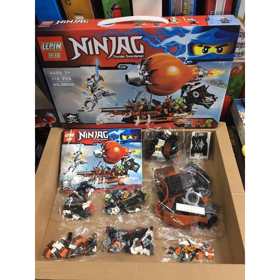 LEPIN 06029 Ninjago - Đồ chơi xếp hình lắp ghép -  318 mảnh ghép