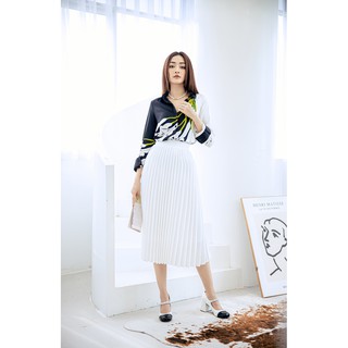Chân váy dập ly quạt CCHAT