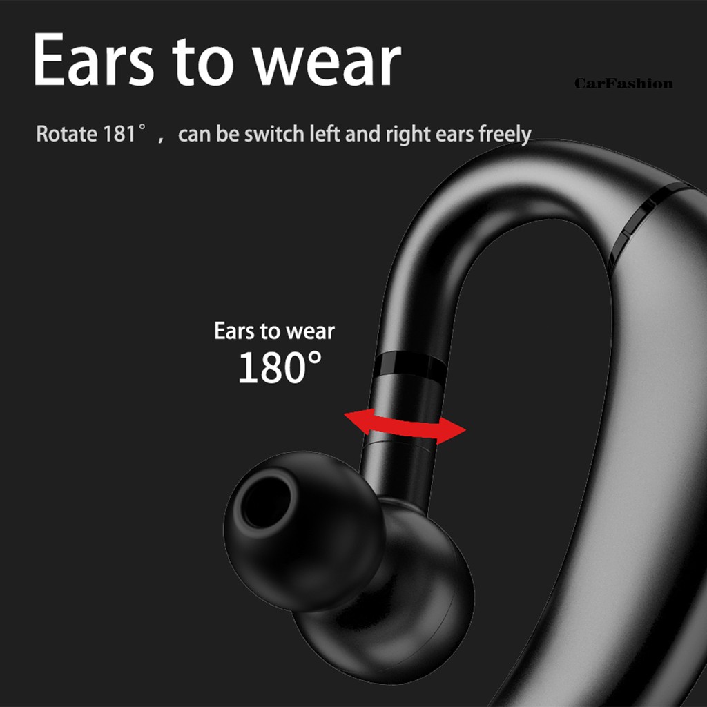 Tai Nghe Không Dây Rd09 Bluetooth 5.0 Dạng Móc Vành Tai Có Thể Sạc Lại
