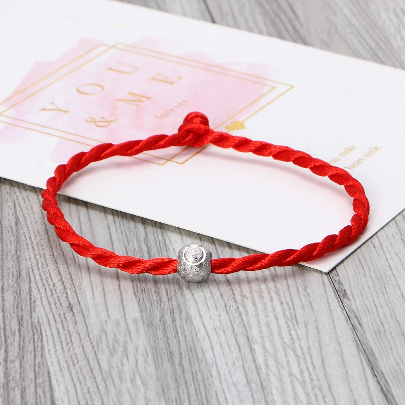 Vòng đeo tay hình hiệu flgo KABBALAH màu đỏ