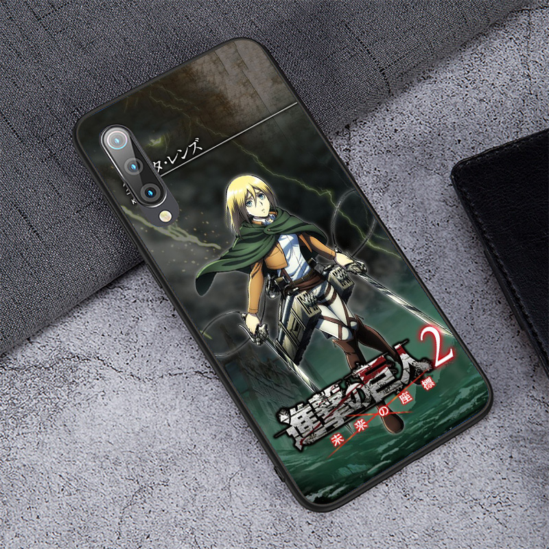 Ốp Lưng Silicone In Hình Attack On Titan Cá Tính Cho Redmi Note 5 6 7 8 9 Pro Max 8t 9s