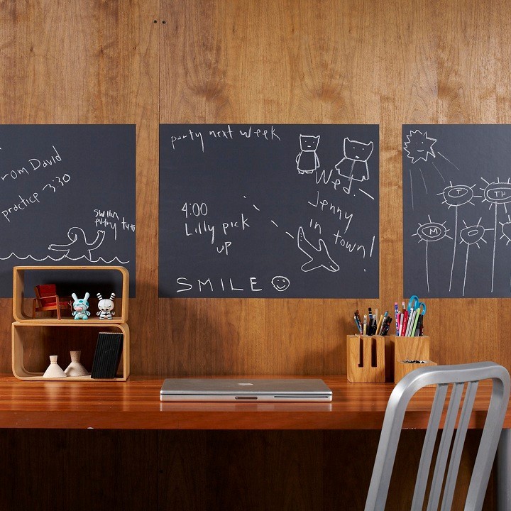 Bảng decal dán tường cho bé, bảng vẽ màu đen 45 x 200cm