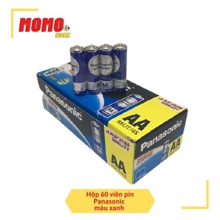 1 hộp 60 viên pin tiểu Panasonic AA, pin Panasonic màu xanh chính hãng