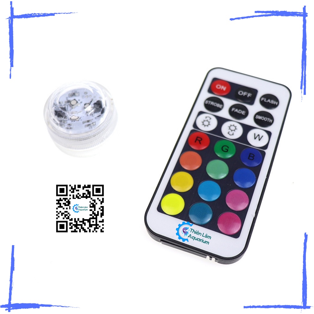 Đèn LED hình nến RGB (chống thấm nước) mini có remote điều khiển từ xa (giá rẻ)