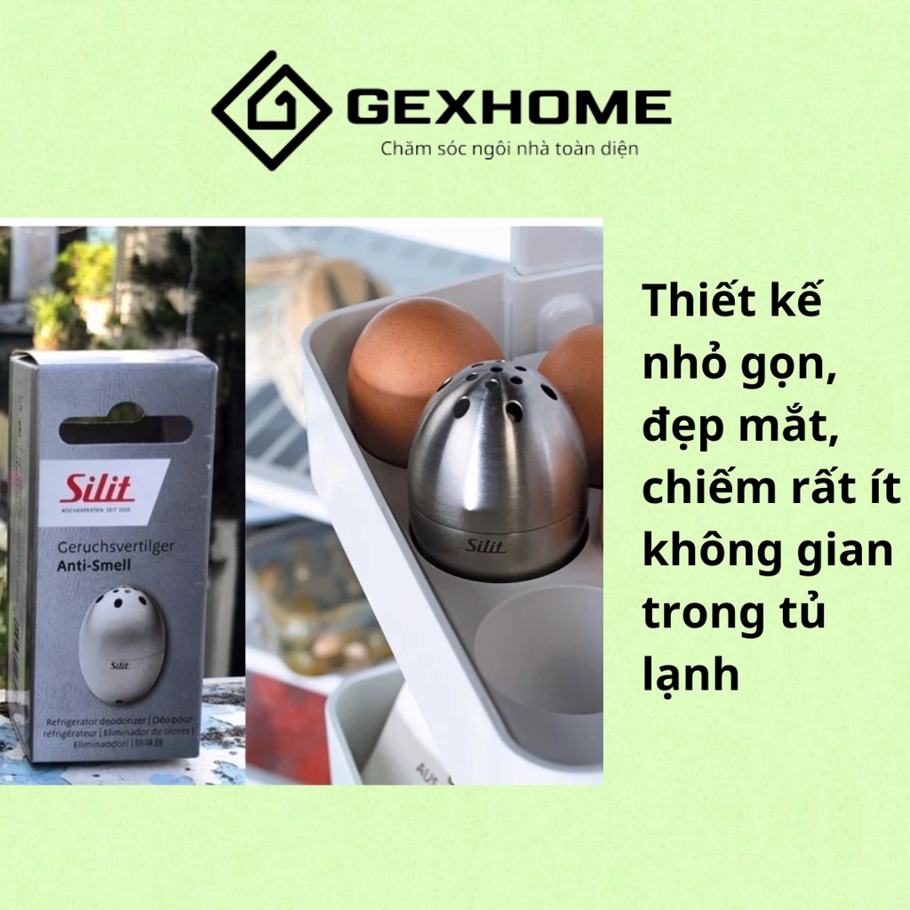 Trứng khử mùi tủ lạnh Silit nhập chính hãng Đức - GEXHOME