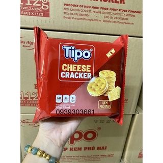 Tipo bánh kẹp kem chesse cracker 112gr
