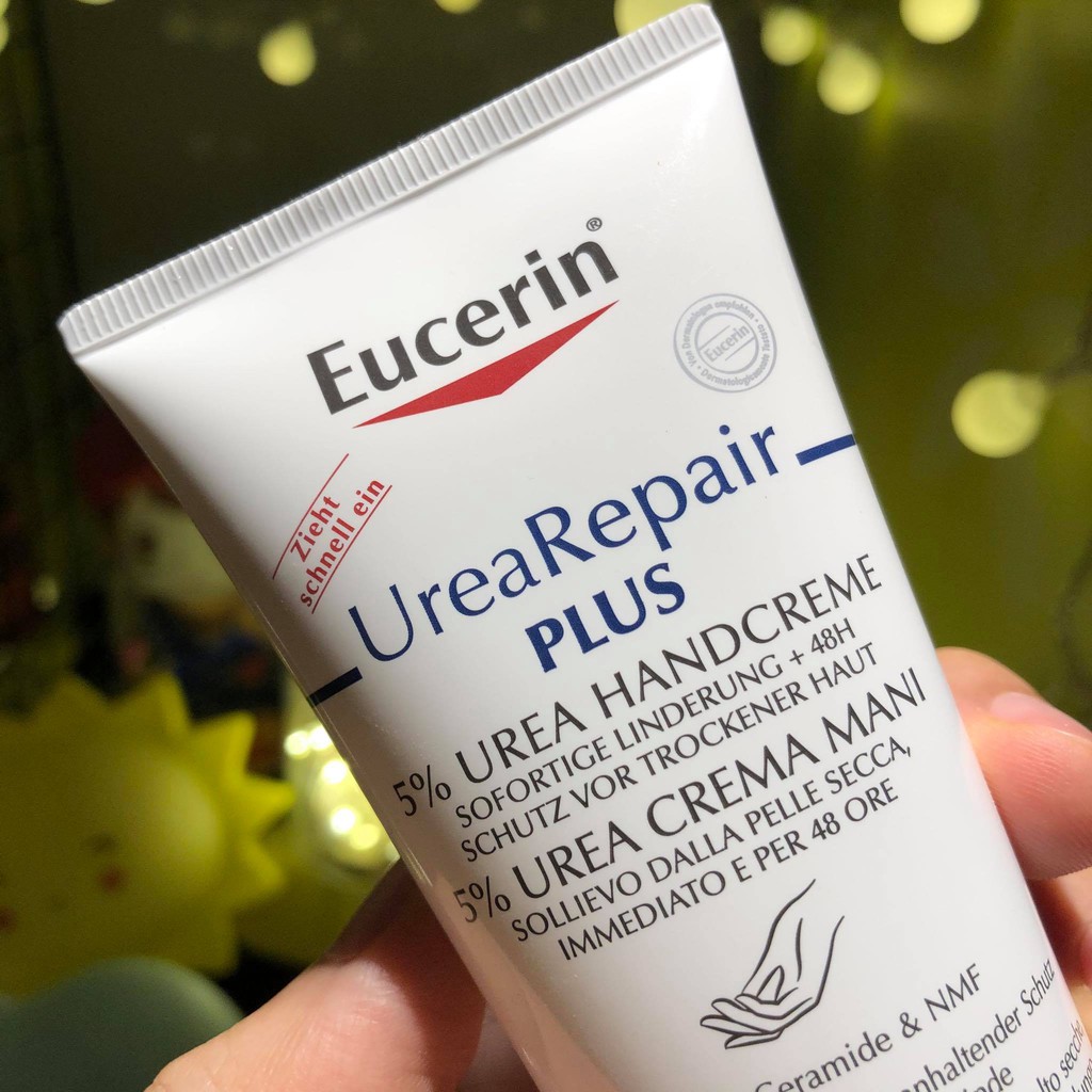 [RẤT HIỆU QUẢ] Kem dưỡng da tay siêu mềm mại EUCERIN UreaRepair PLUS 5% không gây nhờn rít