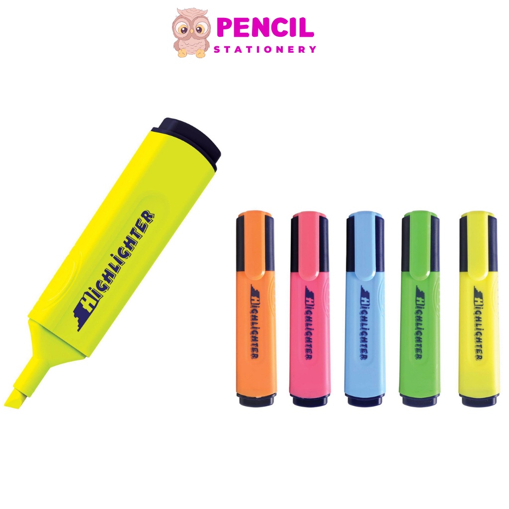 Bút Nhớ Highlight Đánh Dấu Thiên Long HL012, Bút Pastel Dạ Quang Nhiều Màu Cho Học Sinh, Văn Phòng