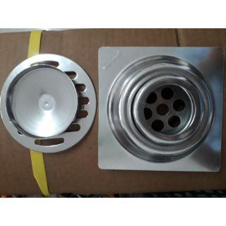 Phễu thoát nước (hố ga) 120mm Inox 304