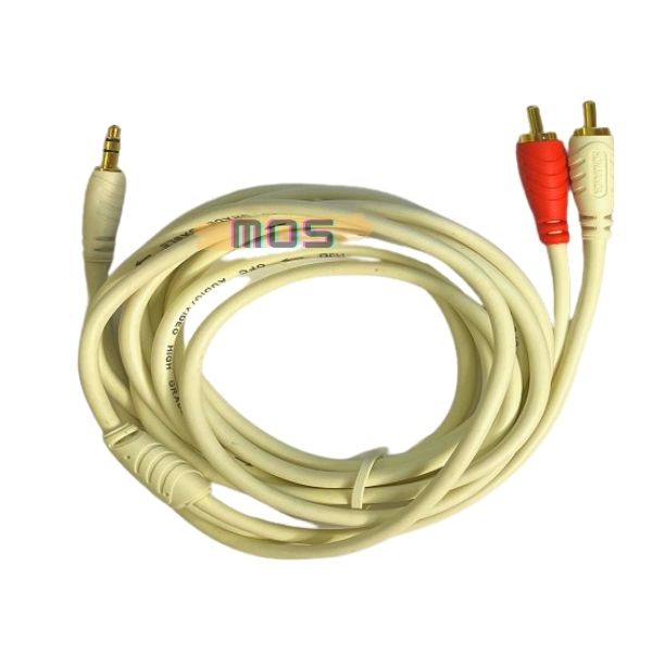 Cáp loa jack 3.5 ra 2 hoa sen AV Honjianda VN dài 1.8M Mos Shop