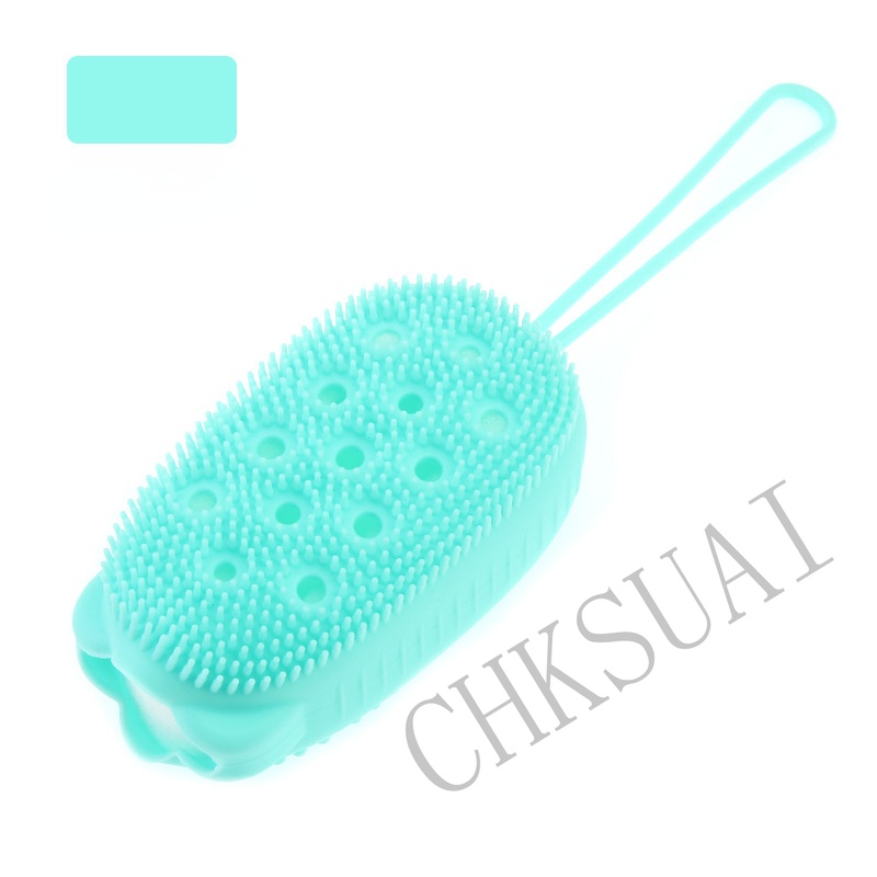 Miếng Bọt Biển Bằng Silicon Dẻo Kèm Giá Đỡ Xà Phòng Tiện Dụng